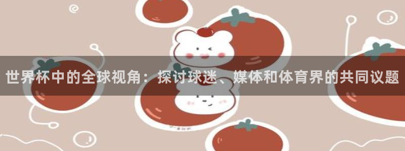 2026世预赛全部赛程：世界杯中的全球视角：探讨球迷、媒体和体育界的共同议题